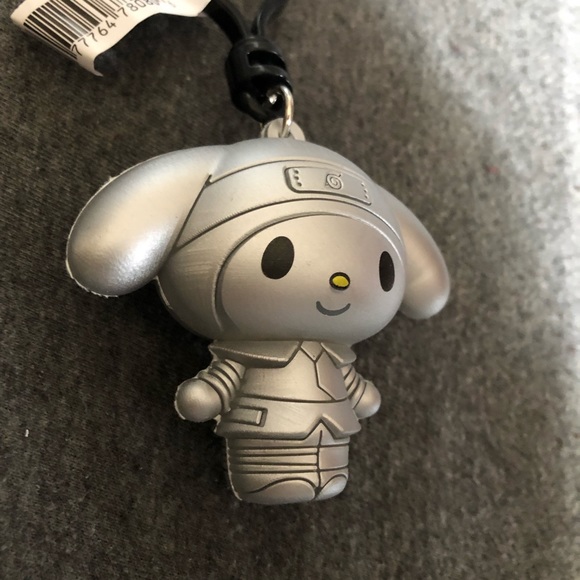 Exclusive B 3D Figural Bag Clip Silver My Melody Sakura - Picture 6 of 14